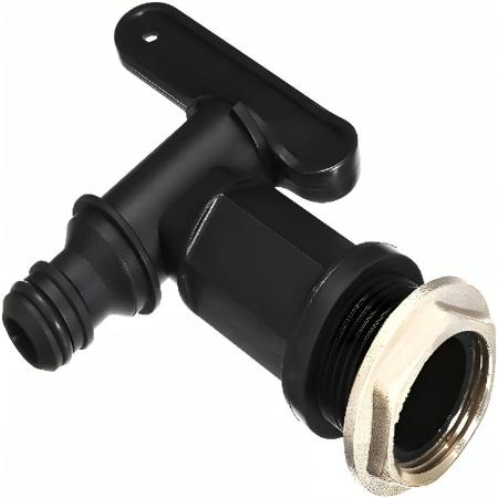 SUMAS Water Butt Tap Hozelock Hosepipe Rain Barrel/ ¾ BSP Thread Replacement Tap Plastic Snap-Fit Connector Beer Home Brew