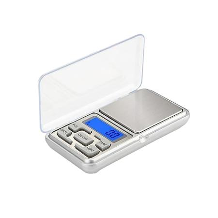 Portable Digital Weighing Scale 0.01g x 200g Cooking Salter Pocket Kitchen Small Scales For Gold Jewellery Coin Collectibles Food Herbs and Coffee Back-Lit LCD Display Mini Kichen Accessories