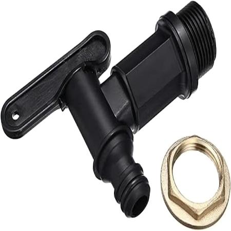 SUMAS Water Butt Tap Hozelock Hosepipe Rain Barrel/ ¾ BSP Thread Replacement Tap Plastic Snap-Fit Connector Beer Home Brew