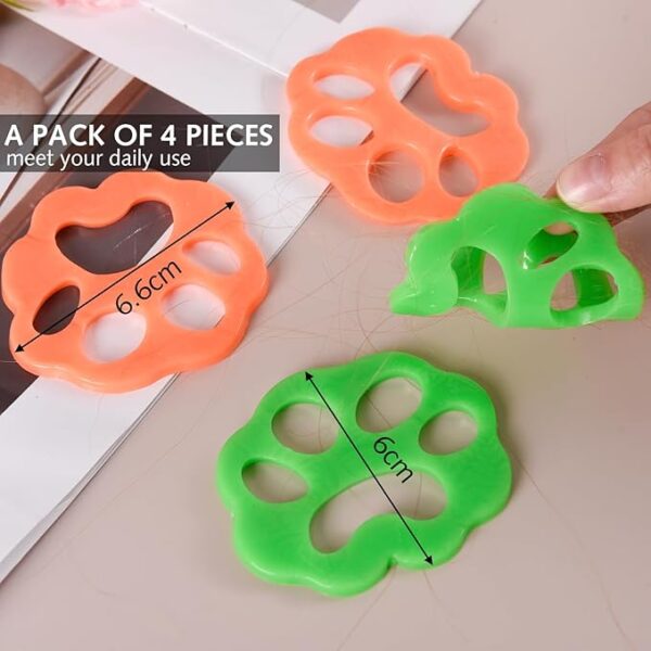 4 Pack Hair Catcher Washing Machine Pet Hair Remover - Image 3
