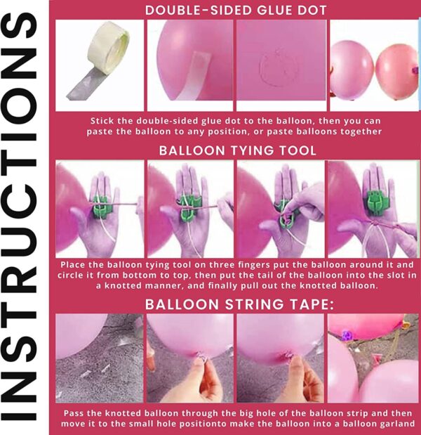 Balloon Arch Kit – 150 Pcs for Parties & Events - Image 7
