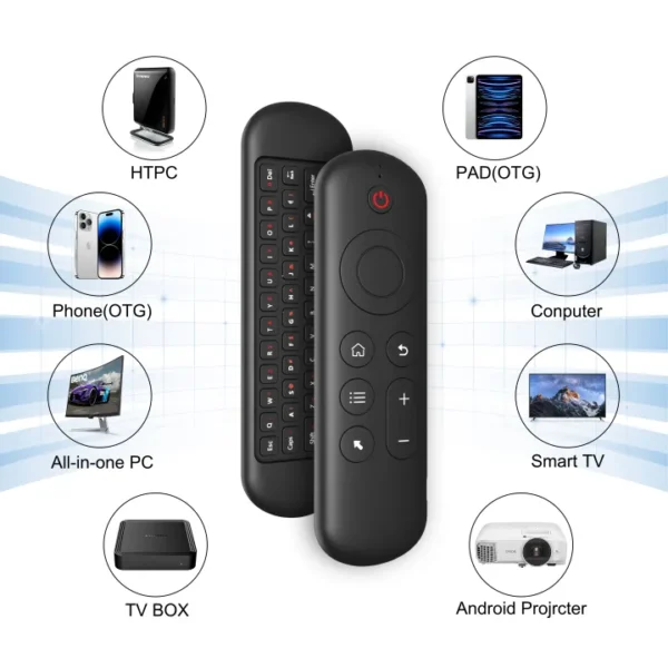 Mini BT Keyboard – Air Mouse Remote for PC/TV - Image 2